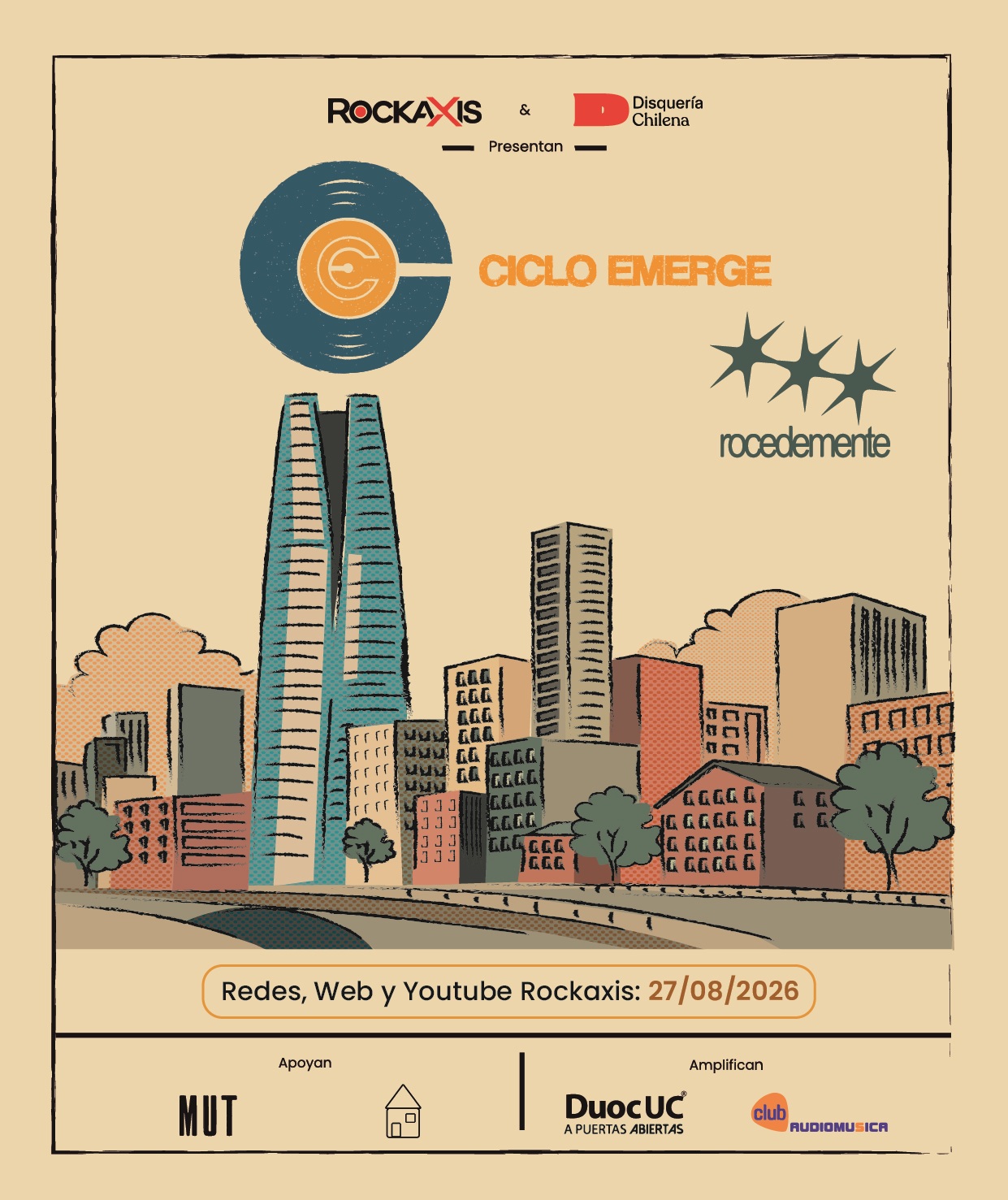 Roce de Mente prepara su debut en Ciclo Emerge